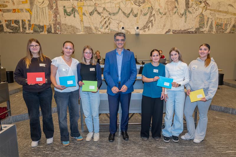 Marcus Caduff bei den Regierungswahlen Graubünden 2026 zum Thema Familie und Jugend